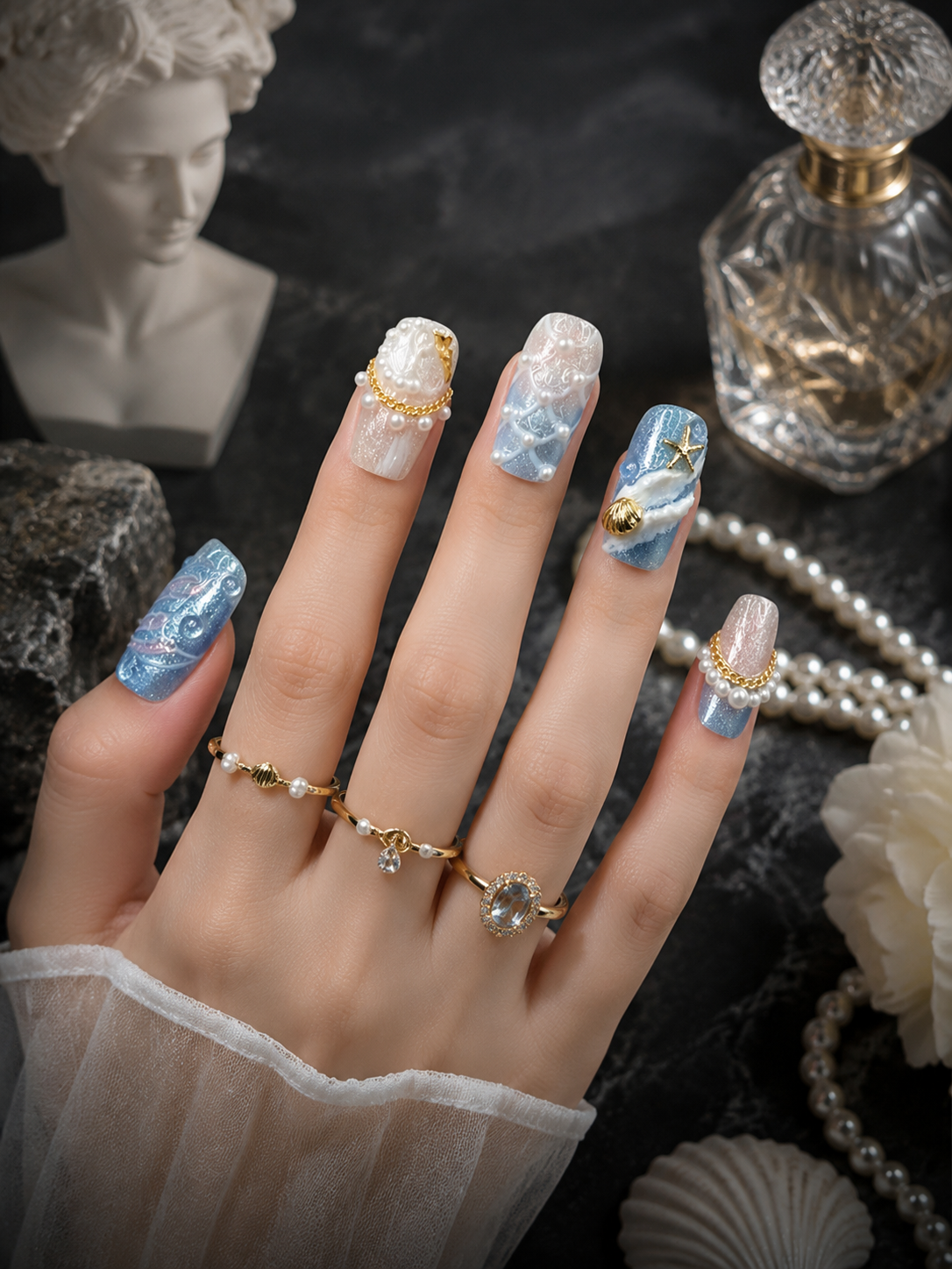 Azure Tides | LUMlix Haute Nail