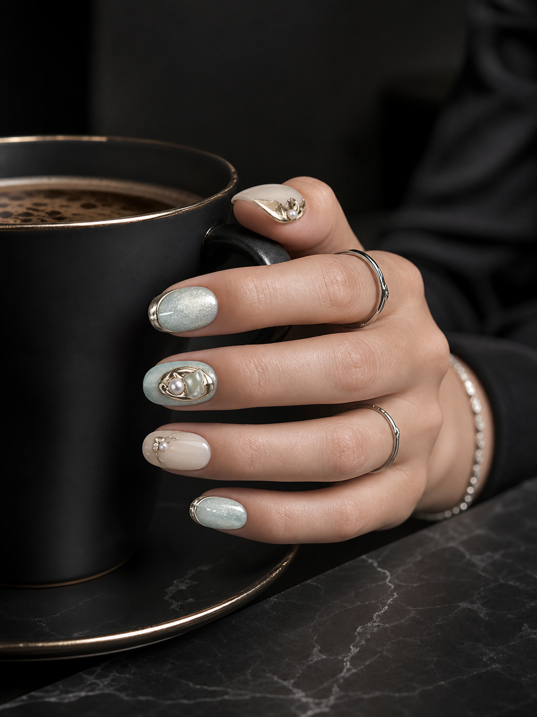 Moonlit Tides | LUMlix Haute Nail