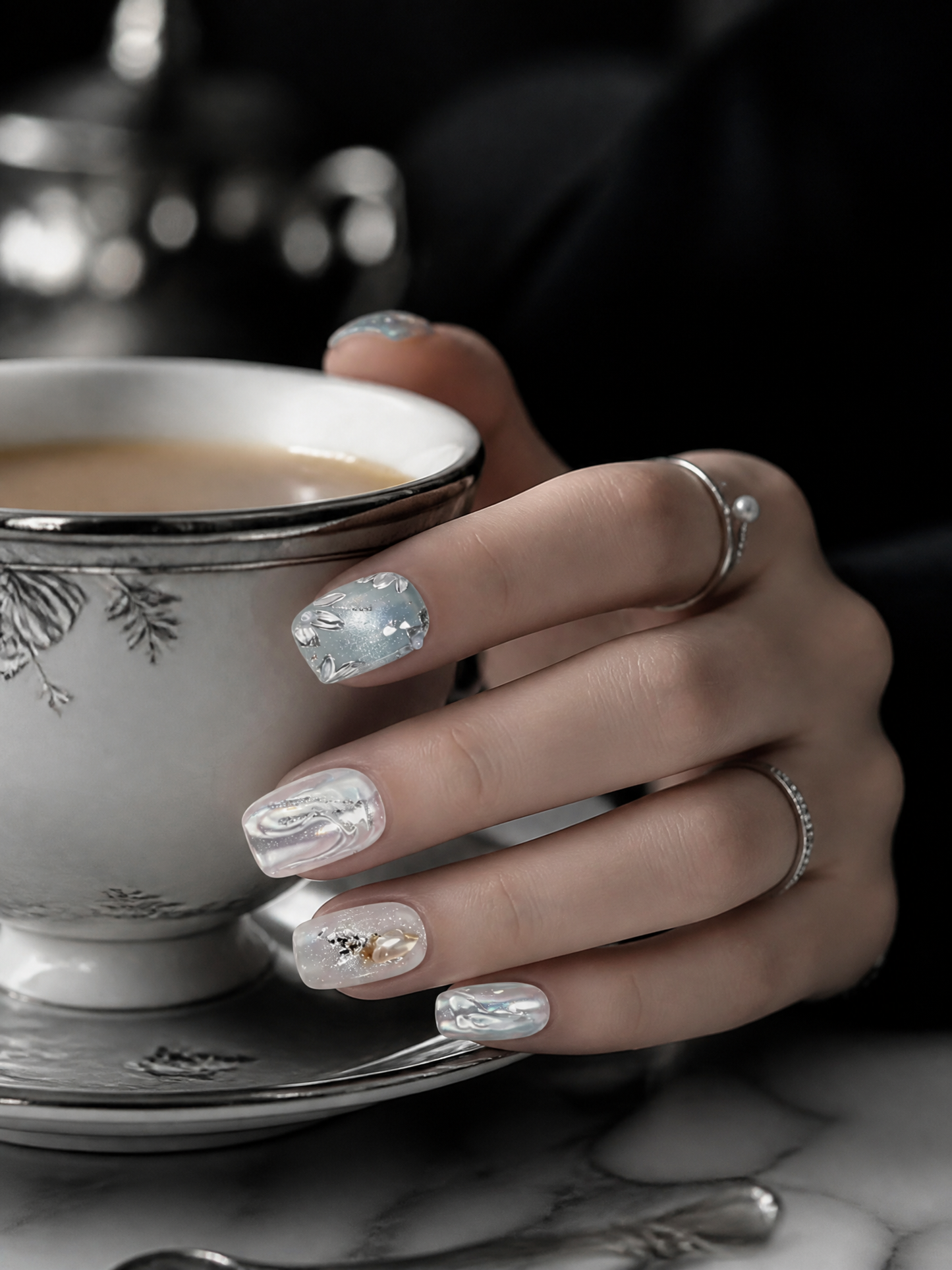 Ethereal Frost Muse  | LUMlix Haute Nail