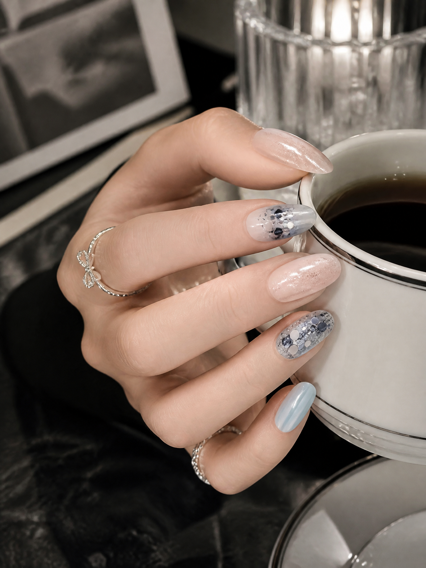 Selene's Lunar Reverie | LUMlix Haute Nail