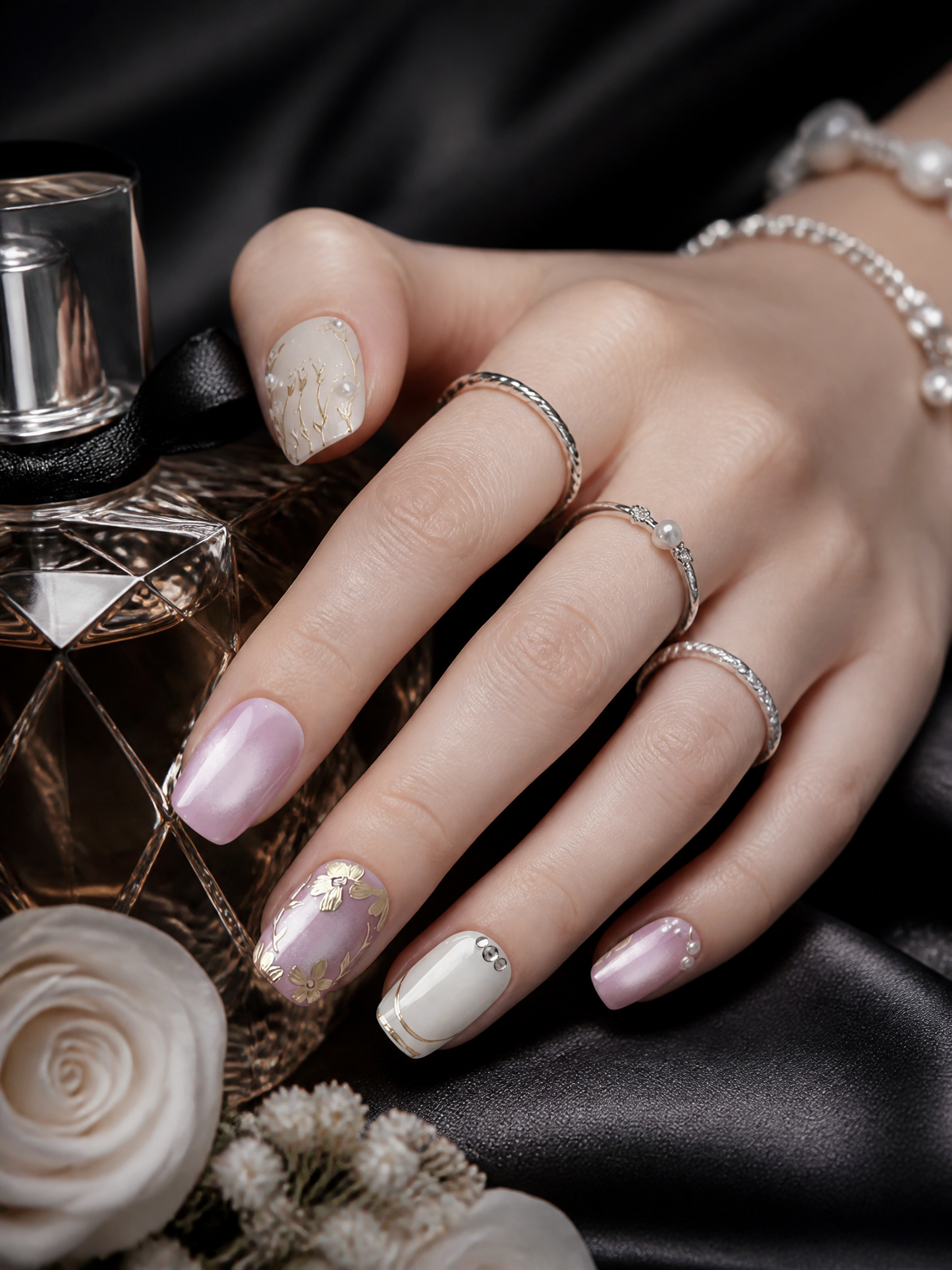 Aphrodite’s Gilded Garden | LUMlix Haute Nail