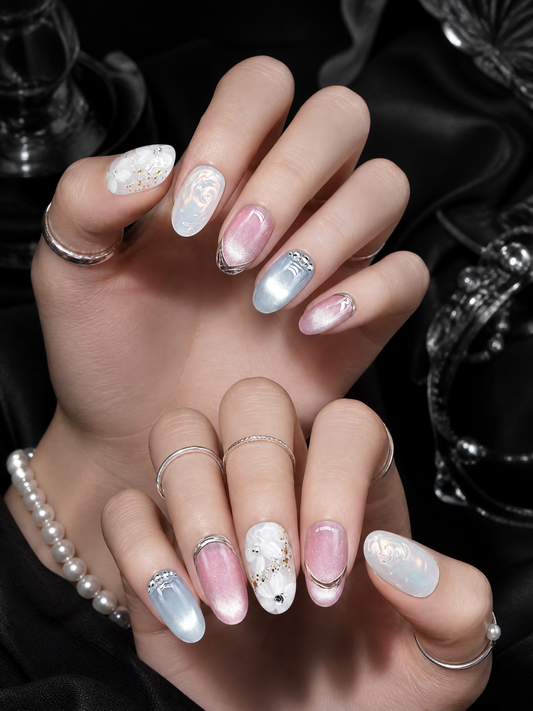 Aurora’s Ethereal Garden | LUMlix Haute Nail