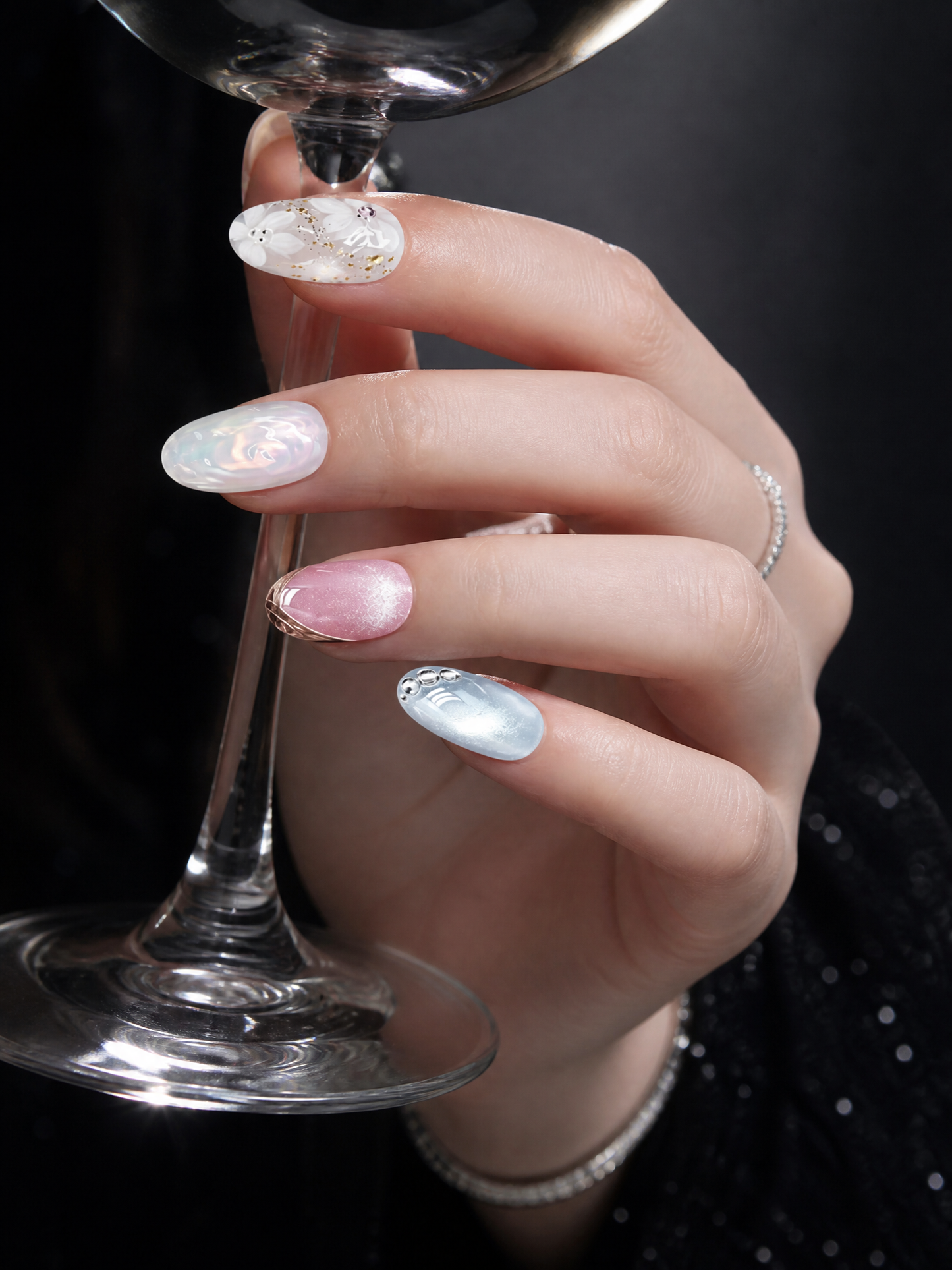 Aurora’s Ethereal Garden | LUMlix Haute Nail