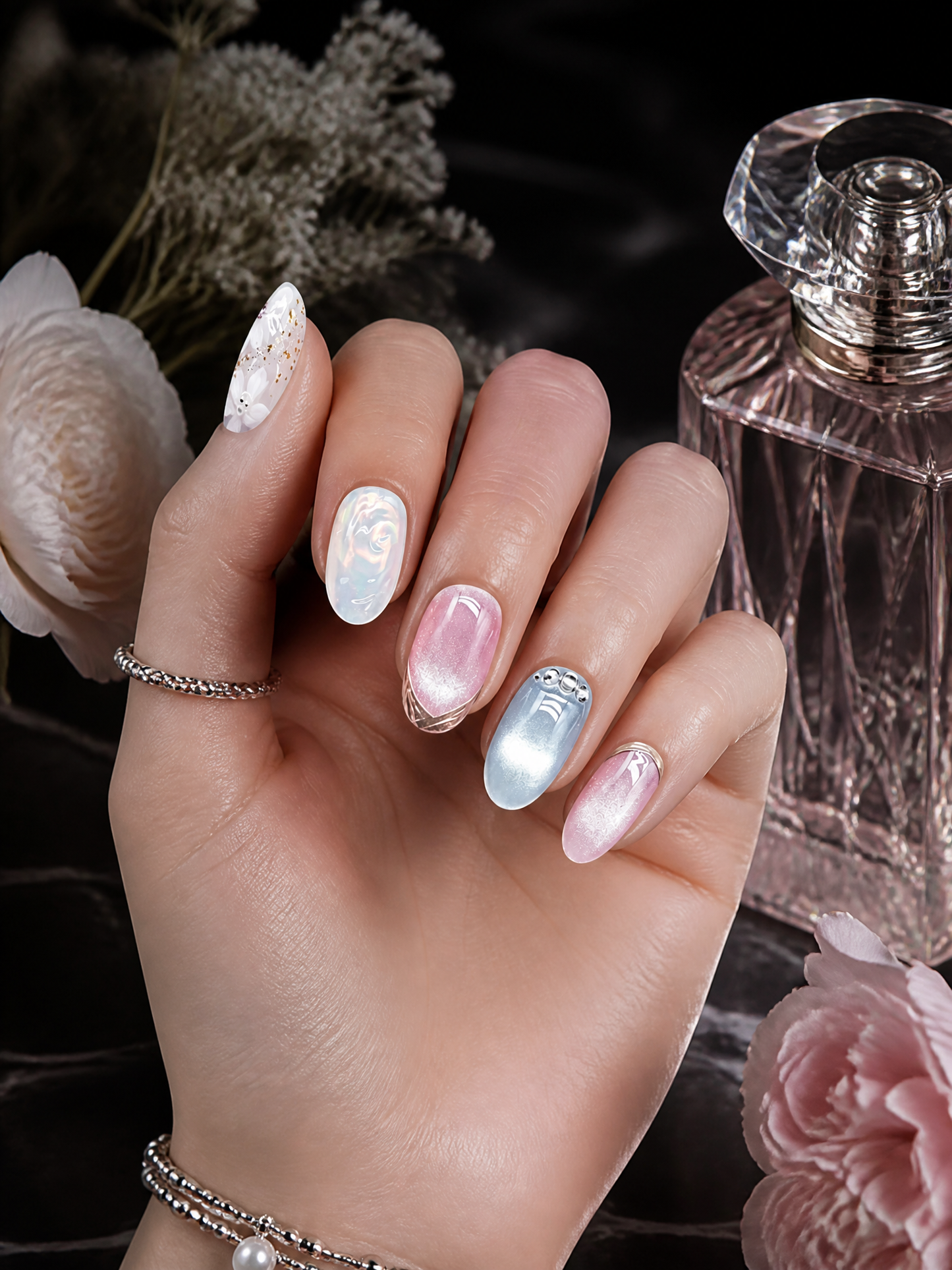Aurora’s Ethereal Garden | LUMlix Haute Nail