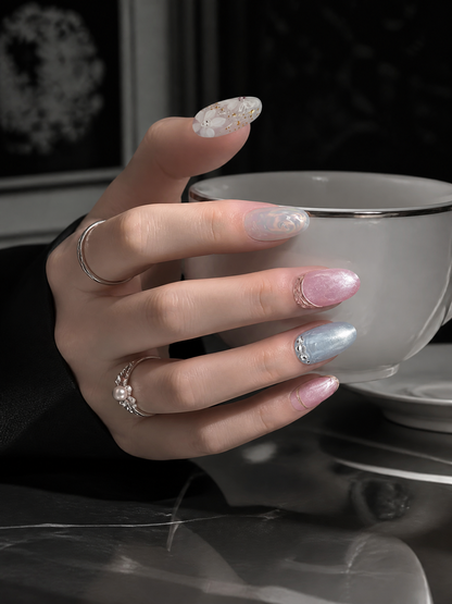 Aurora’s Ethereal Garden | LUMlix Haute Nail