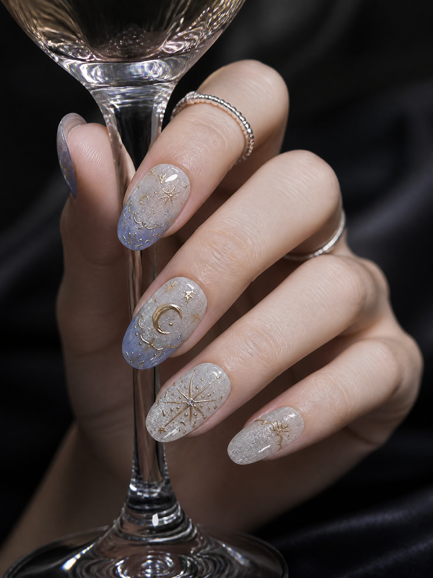 Astra’s Celestial Veil | LUMlix Haute Nail