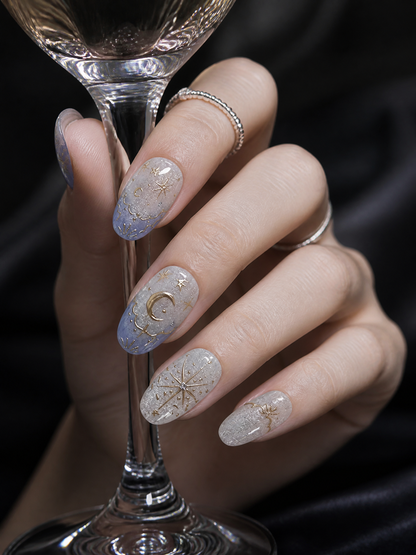 Astra’s Celestial Veil | LUMlix Haute Nail
