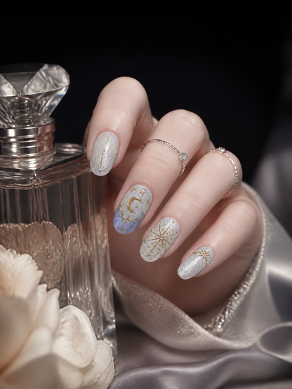 Astra’s Celestial Veil | LUMlix Haute Nail