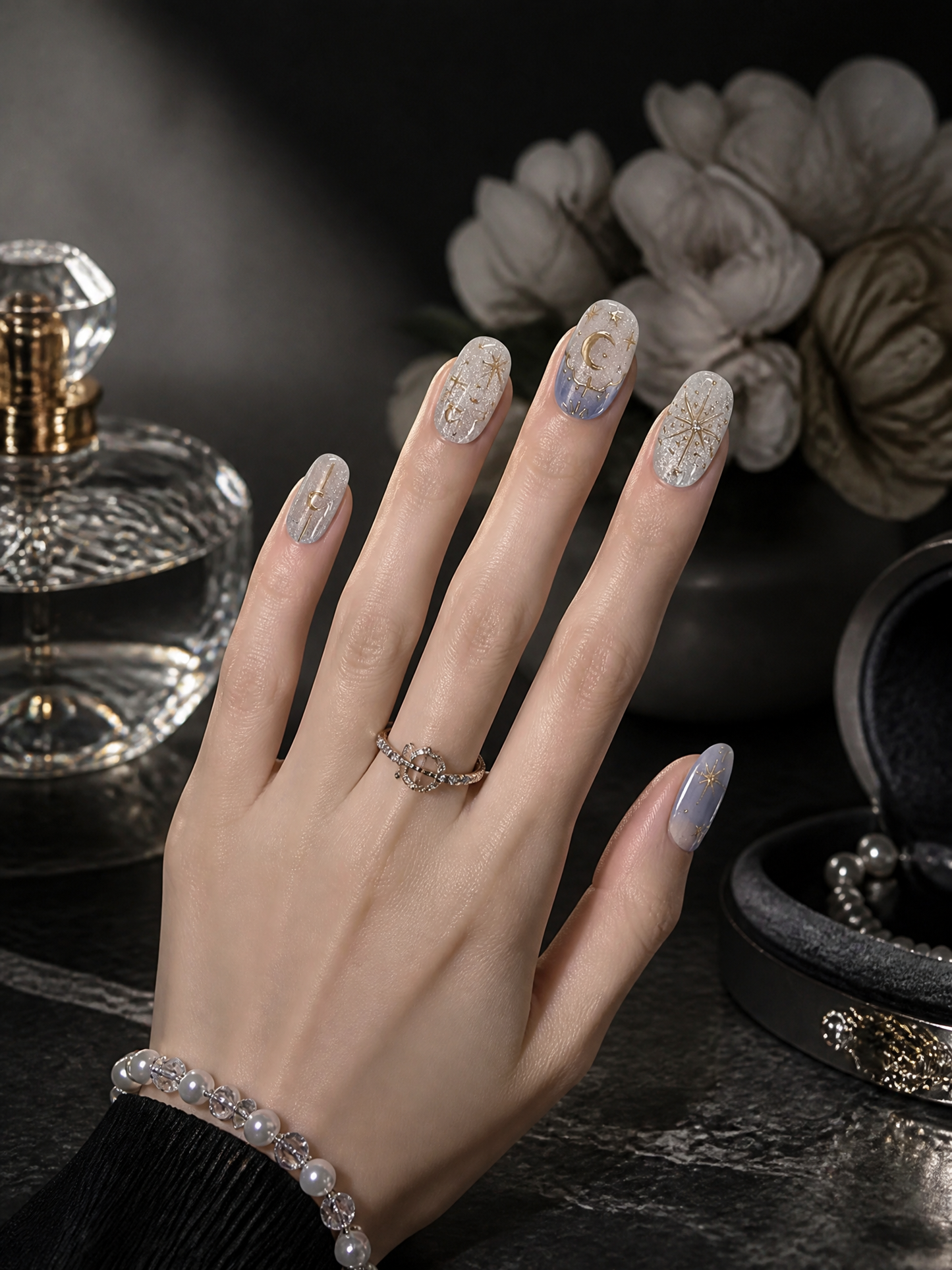 Astra’s Celestial Veil | LUMlix Haute Nail