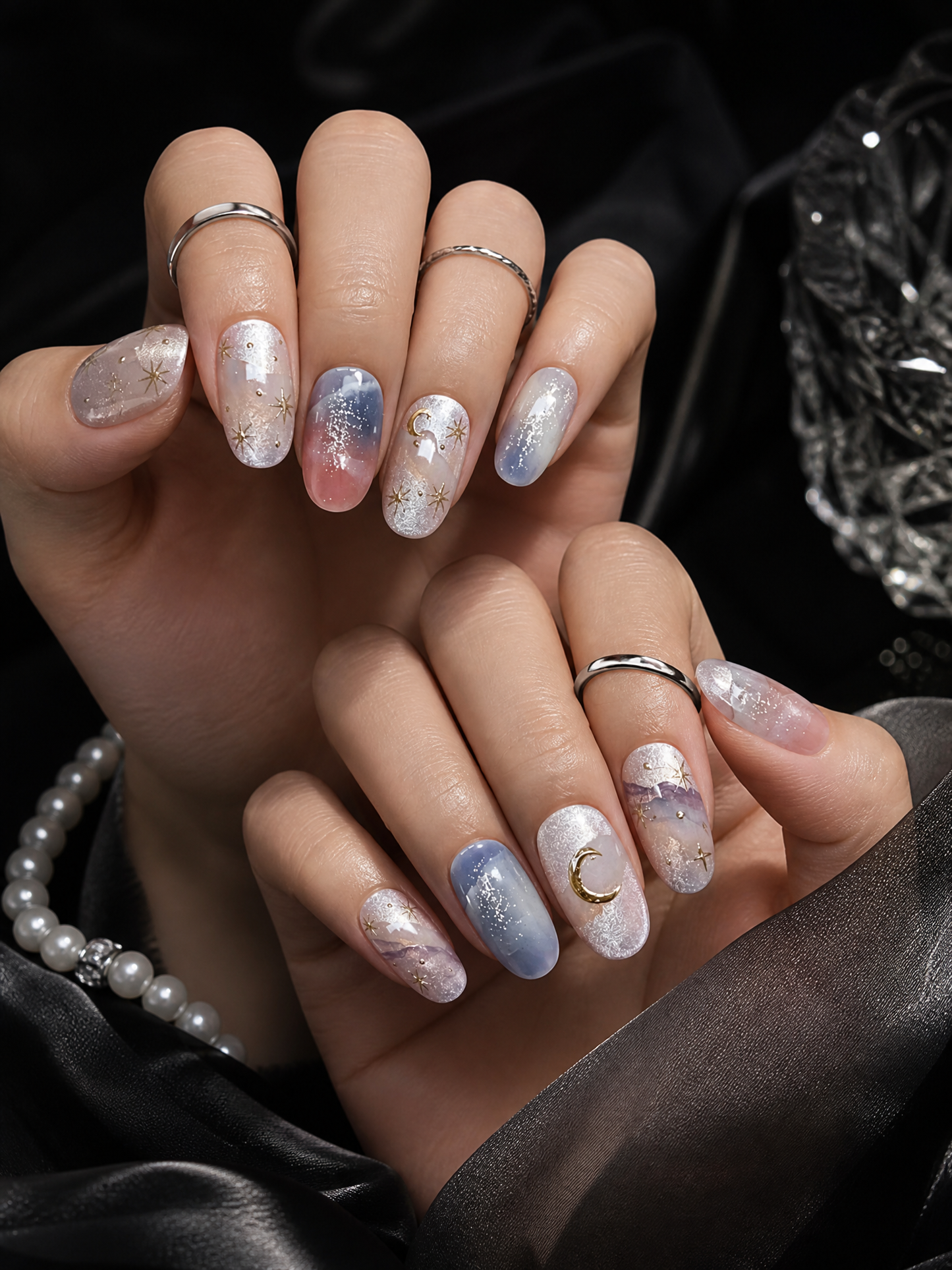 Selene’s Ethereal Reverie | LUMlix Haute Nail