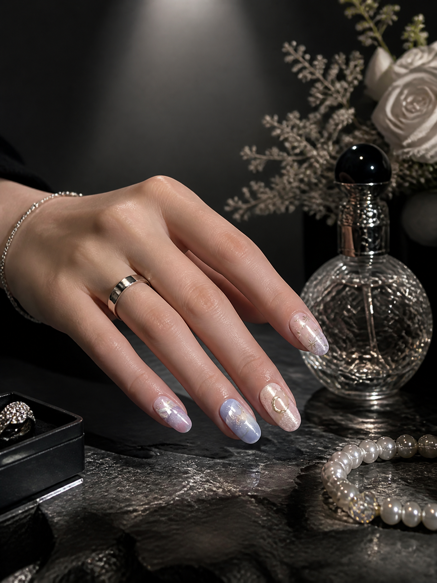 Selene’s Ethereal Reverie | LUMlix Haute Nail