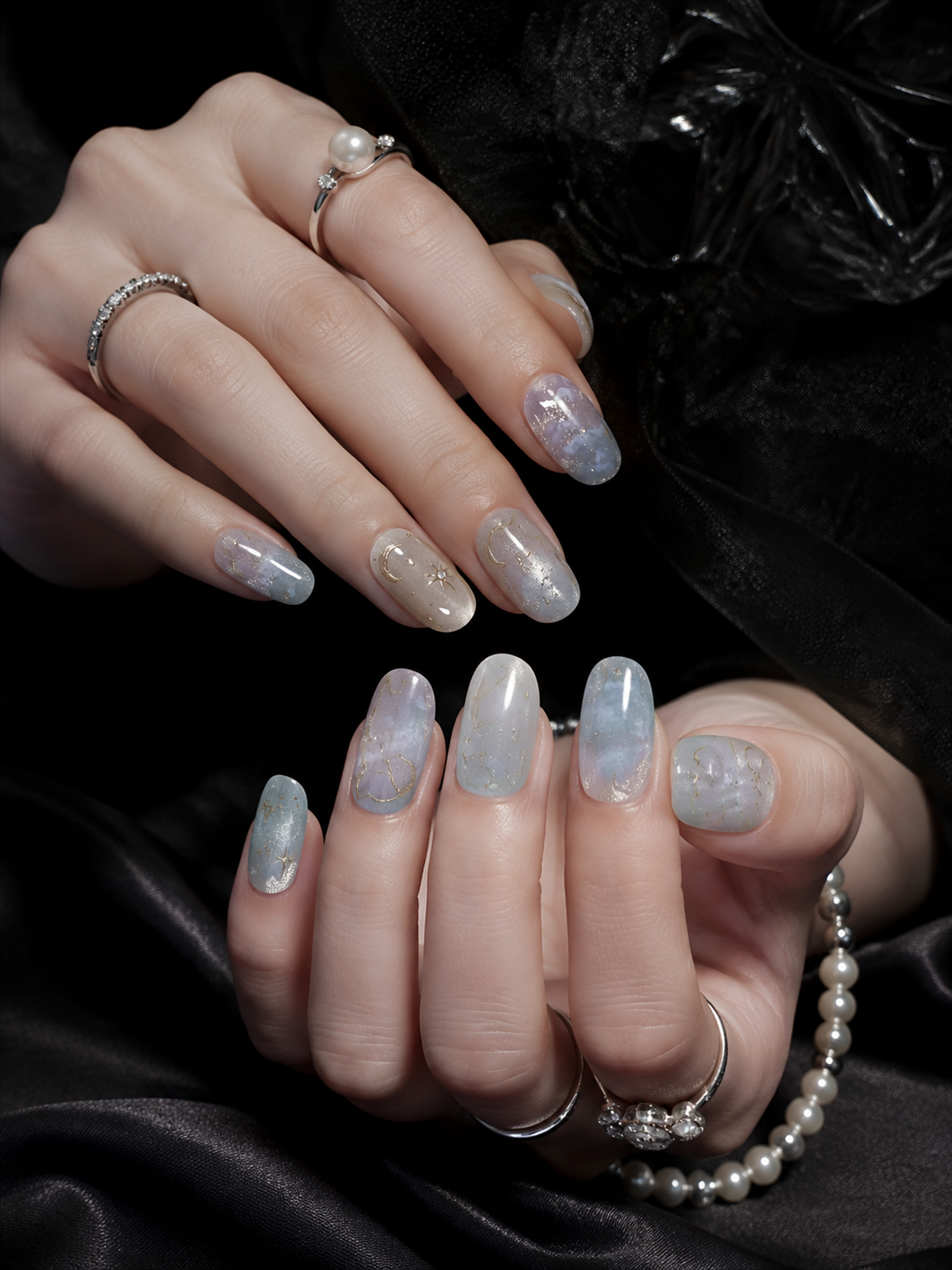 Selene’s Ethereal Reverie | LUMlix Haute Nail