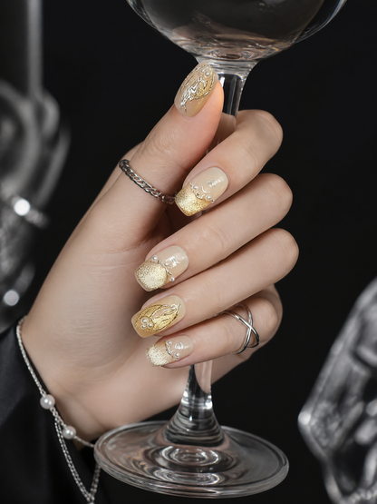 Gilded Mermaid Tails | LUMlix Haute Nail