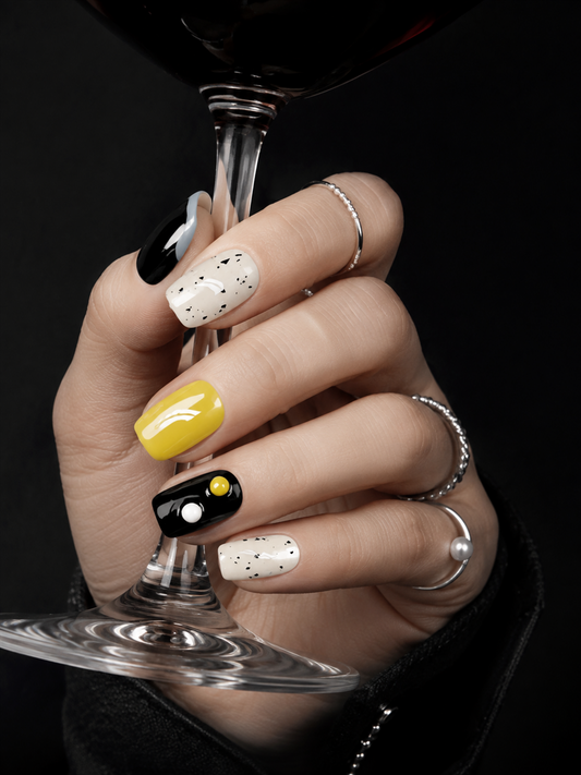 Mondrian’s Pop Rhythm | LUMlix Haute Nail