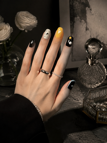 Mondrian’s Pop Rhythm | LUMlix Haute Nail