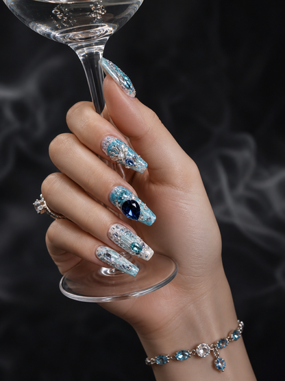 Azure Abyss Empress | LUMlix Haute Nail