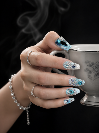 Azure Abyss Empress | LUMlix Haute Nail