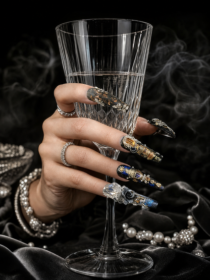 Dynasty's Gilded Dream | LUMlix Haute Nail