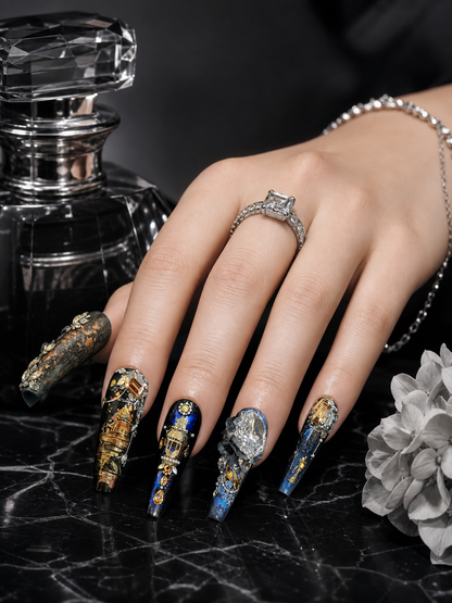Dynasty's Gilded Dream | LUMlix Haute Nail