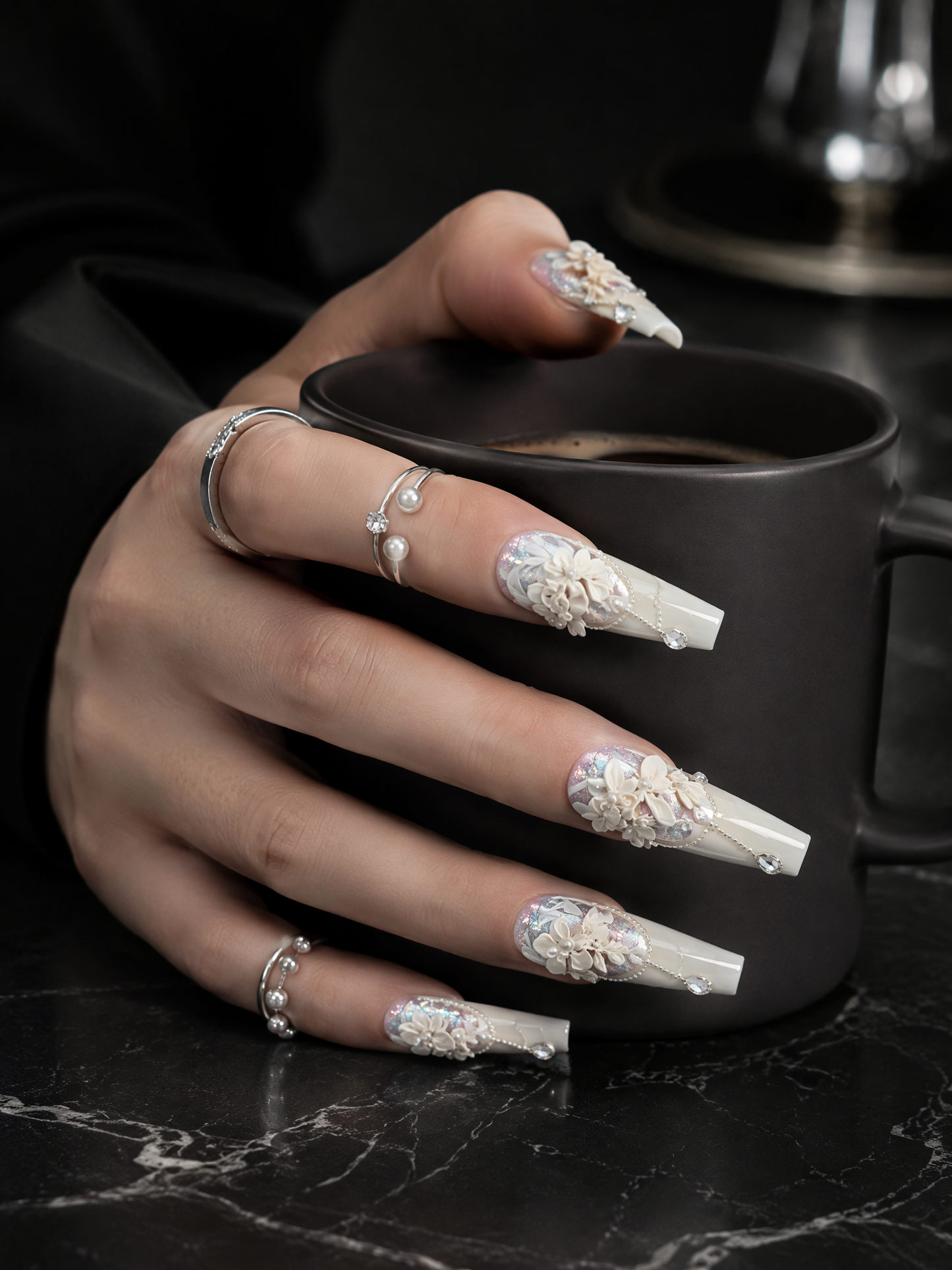 The Moonlit Garden's Whisper | LUMlix Haute Nail