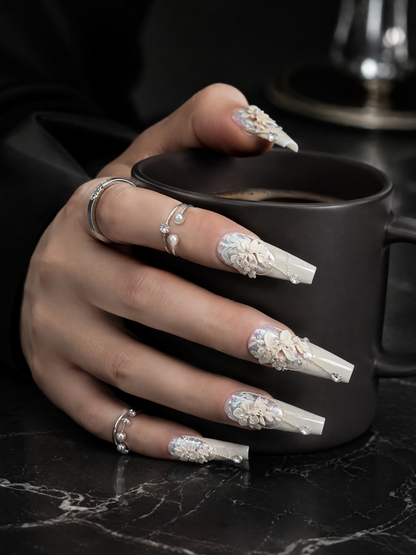 The Moonlit Garden's Whisper | LUMlix Haute Nail