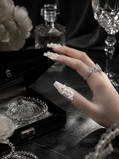 The Moonlit Garden's Whisper | LUMlix Haute Nail