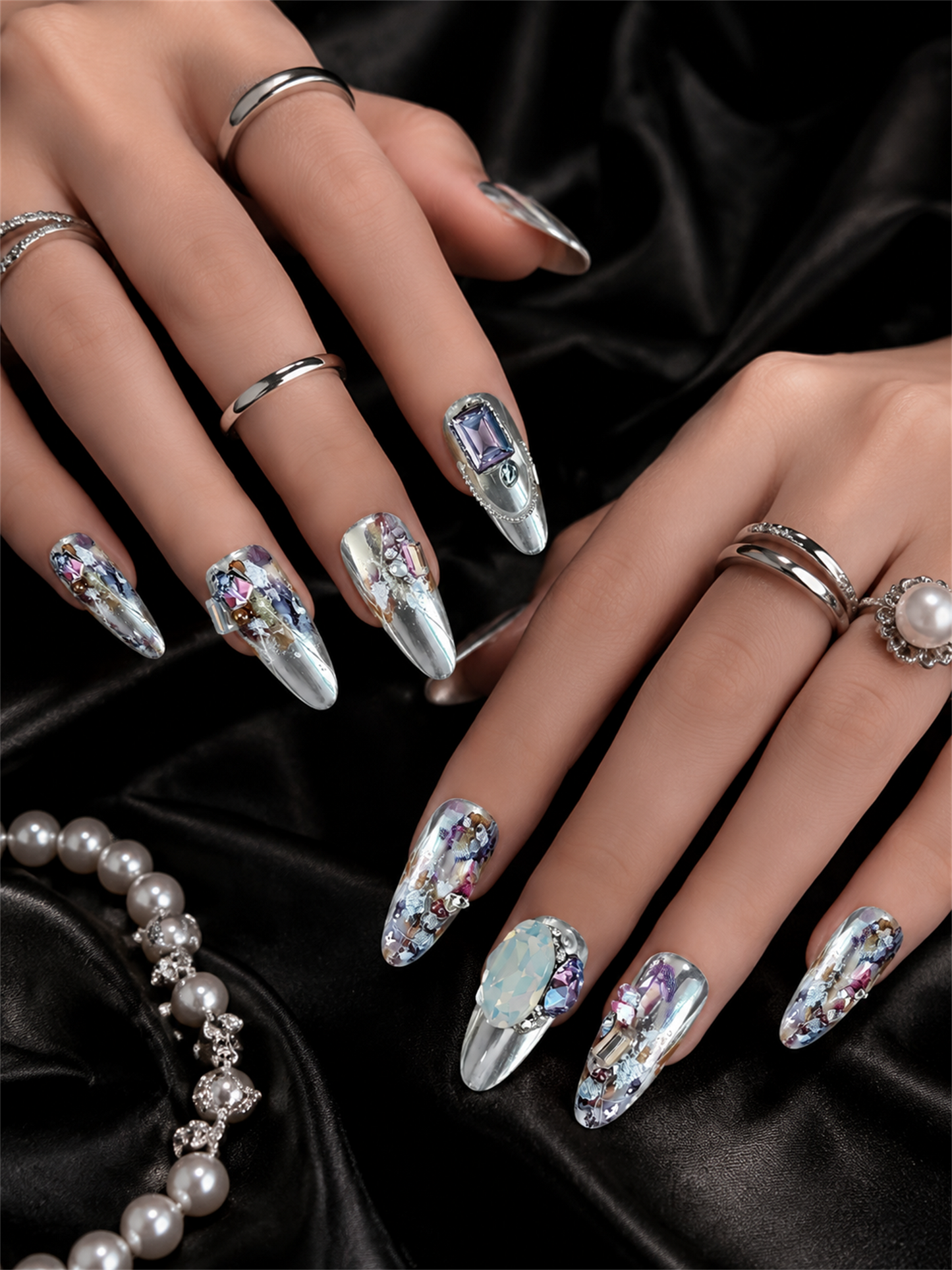 Sovereign's Chrome Dynasty | LUMlix Haute Nail