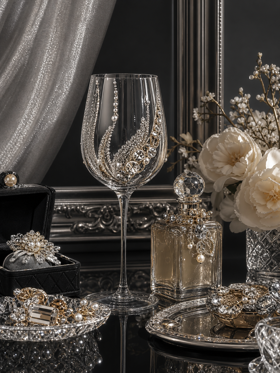Gilded Holiday Opulence | LUMlix Haute Nail