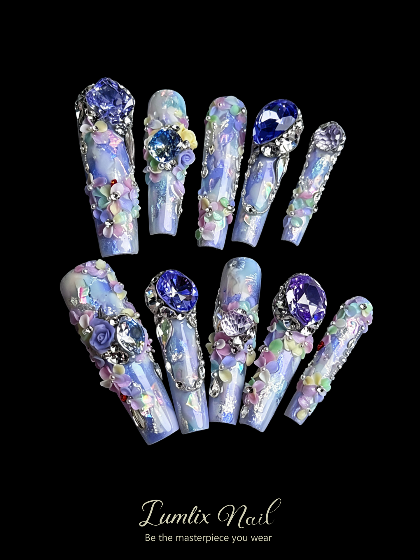 Celestial Amethyst Reverie | LUMlix Haute Nail