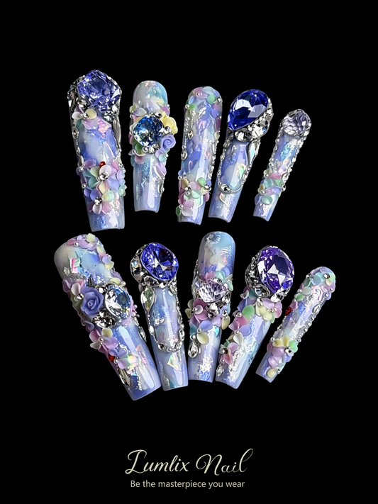 Celestial Amethyst Reverie | LUMlix Haute Nail