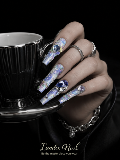 Celestial Amethyst Reverie | LUMlix Haute Nail