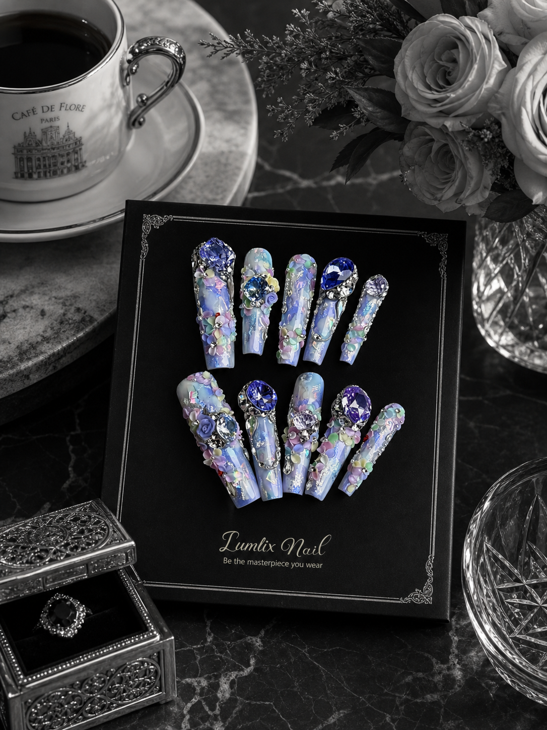 Celestial Amethyst Reverie | LUMlix Haute Nail