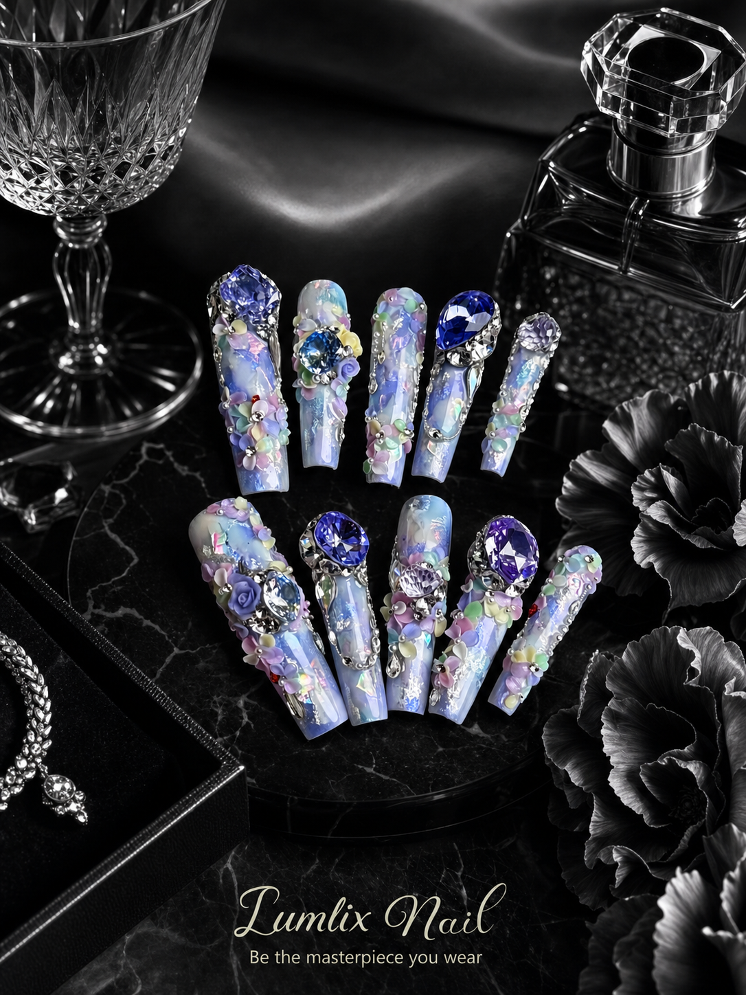 Celestial Amethyst Reverie | LUMlix Haute Nail