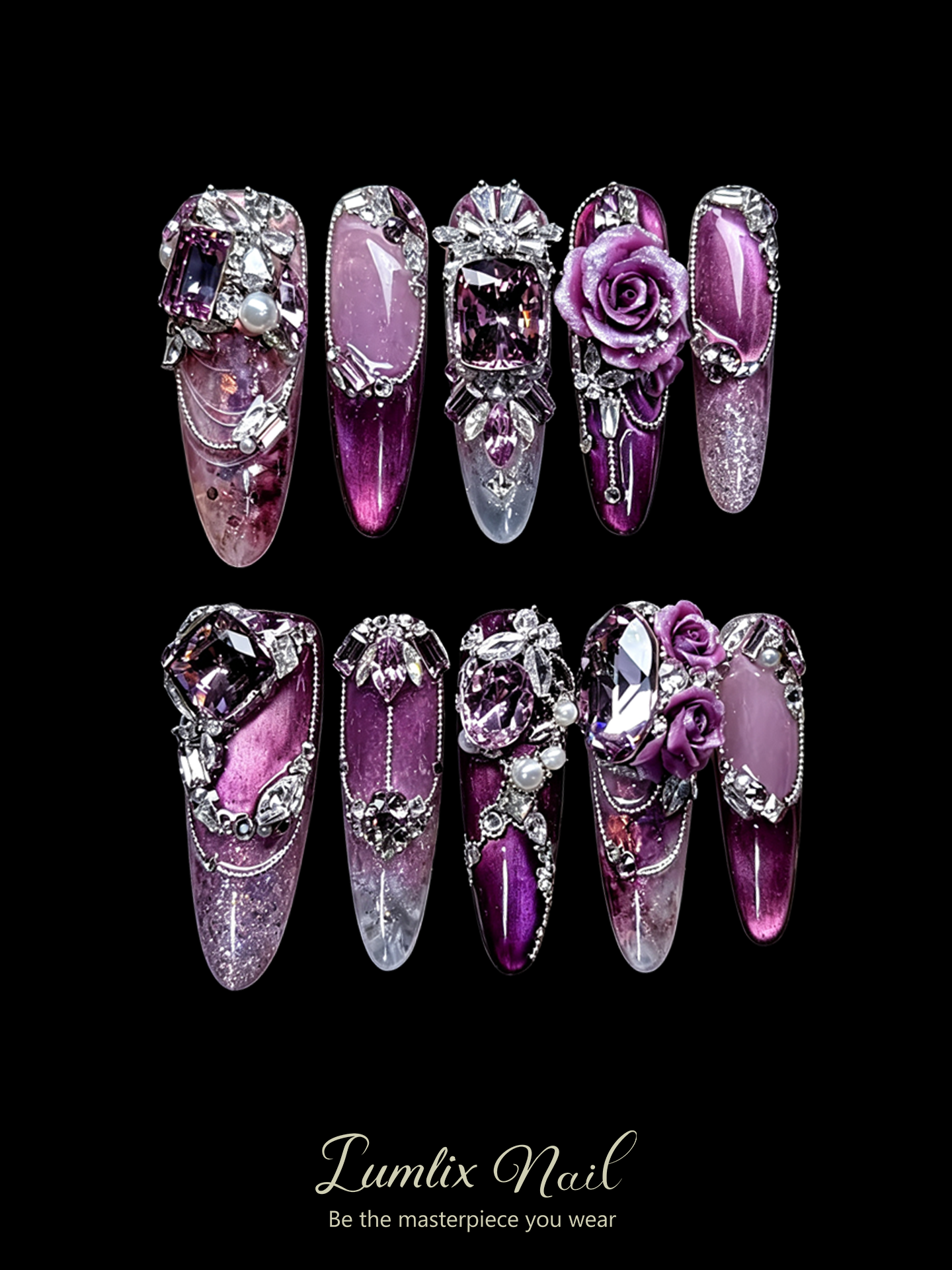 Velvet Amethyst Nocturne | LUMlix Haute Nail