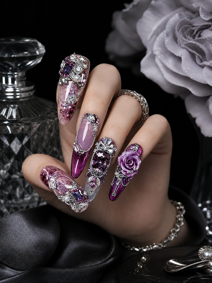Velvet Amethyst Nocturne | LUMlix Haute Nail