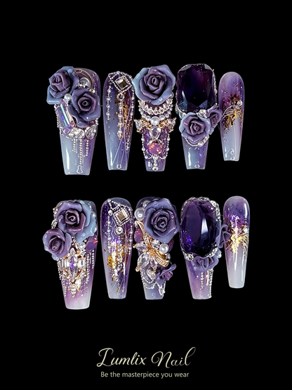 Violet Nocturne | LUMlix Haute Nail