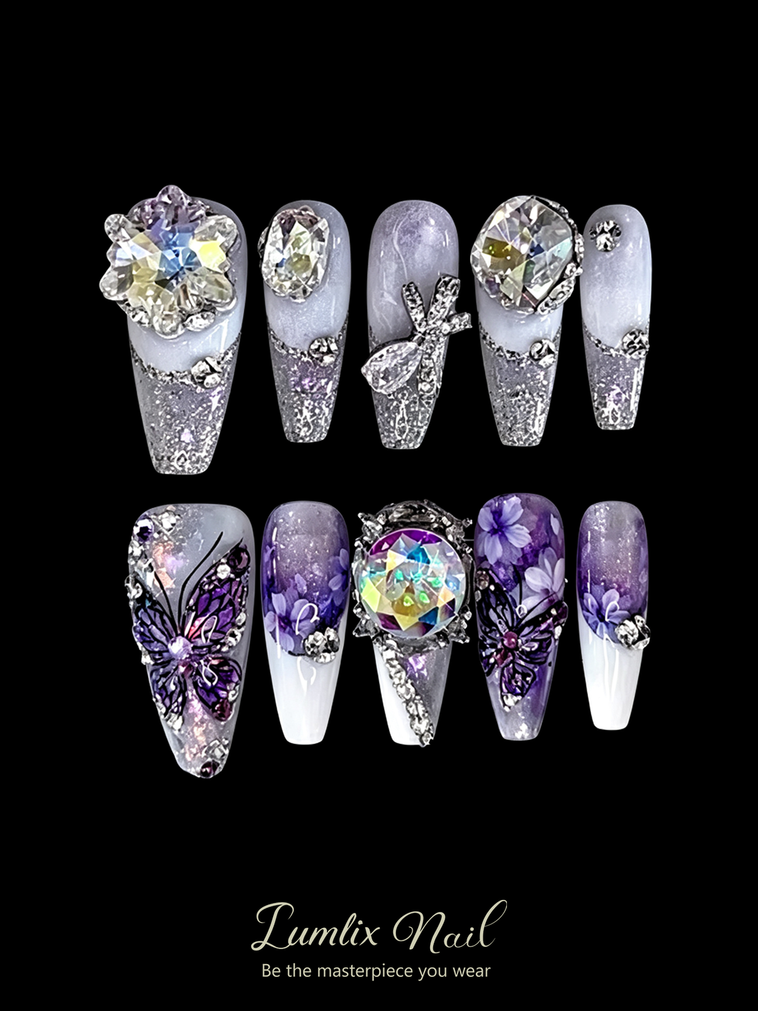 Amethyst Twilight Reverie | LUMlix Haute Nail