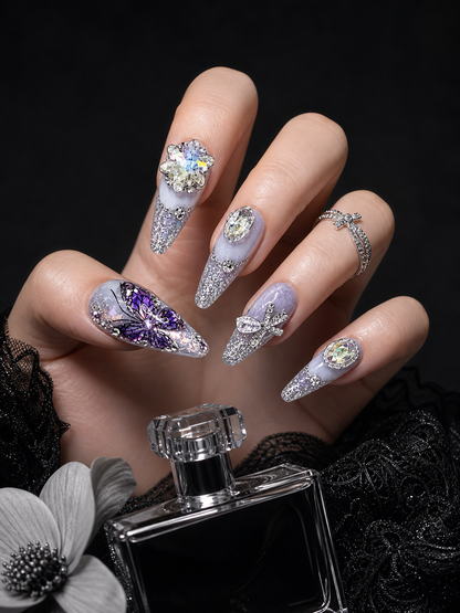 Amethyst Twilight Reverie | LUMlix Haute Nail