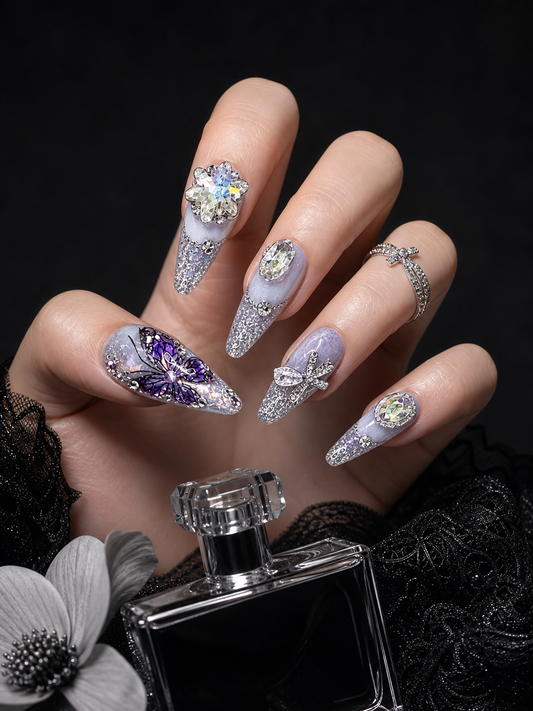 Amethyst Twilight Reverie | LUMlix Haute Nail
