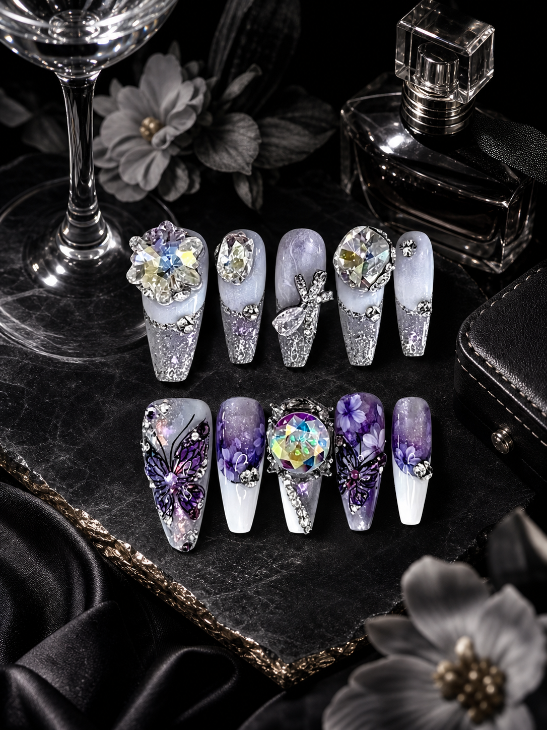 Amethyst Twilight Reverie | LUMlix Haute Nail