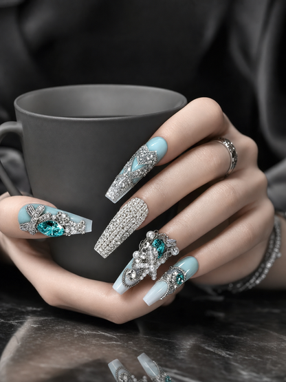 Azure Reverie Pendant | LUMlix Haute Nail
