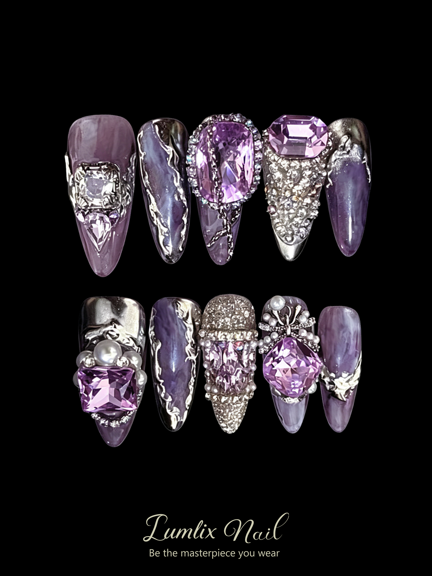 Amethyst Sovereign | LUMlix Haute Nail