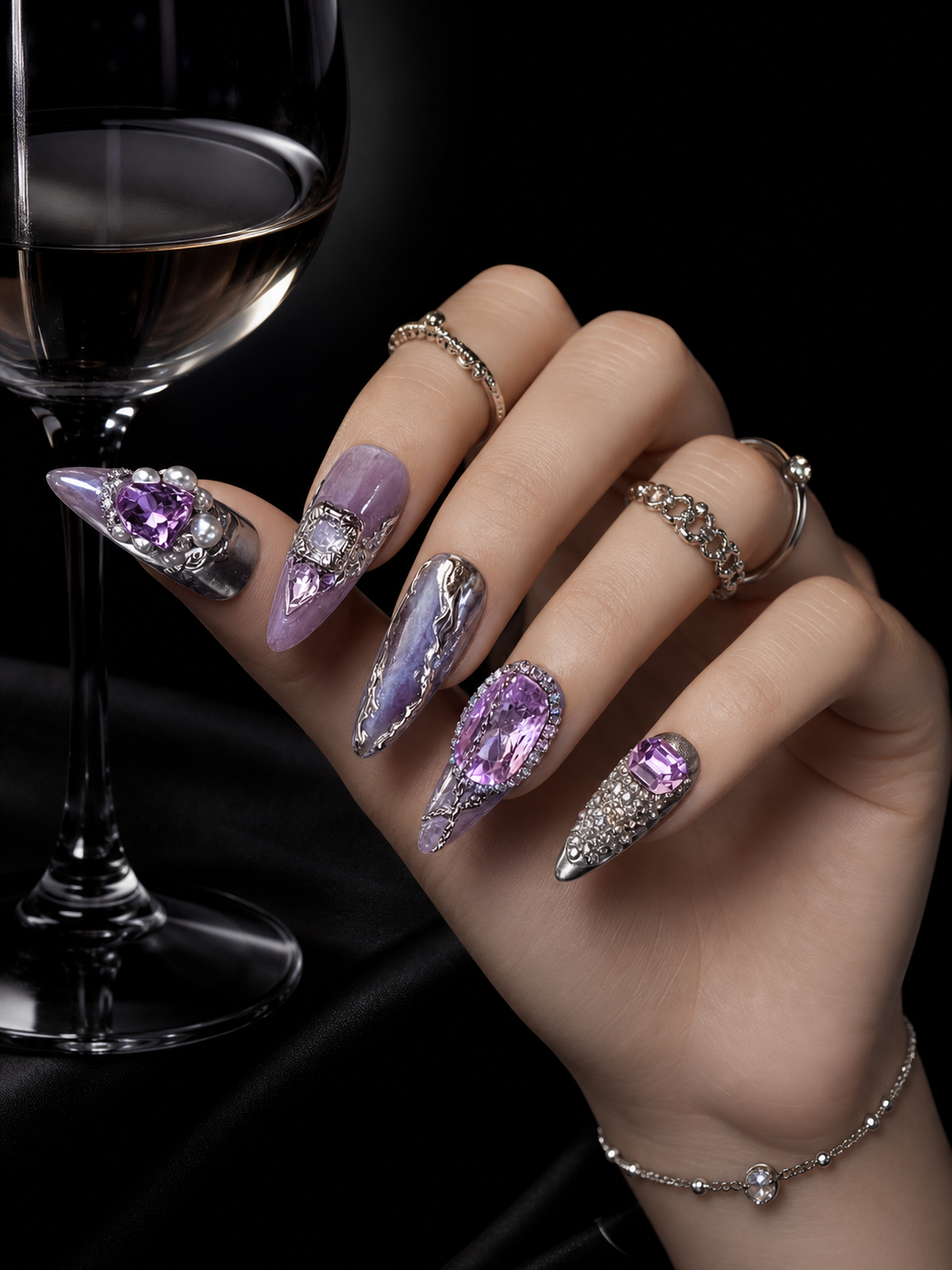 Amethyst Sovereign | LUMlix Haute Nail