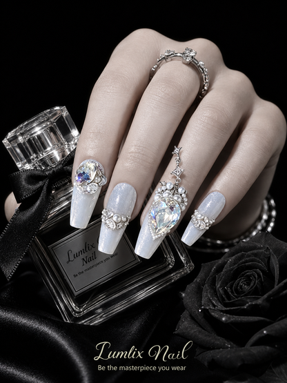 Celestial Aurora Cascade | LUMlix Haute Nail