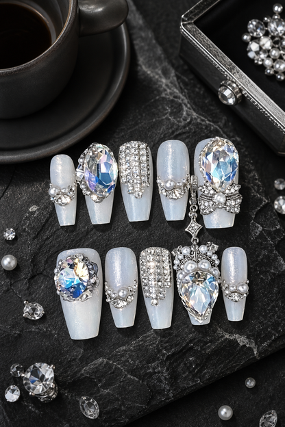 Celestial Aurora Cascade | LUMlix Haute Nail