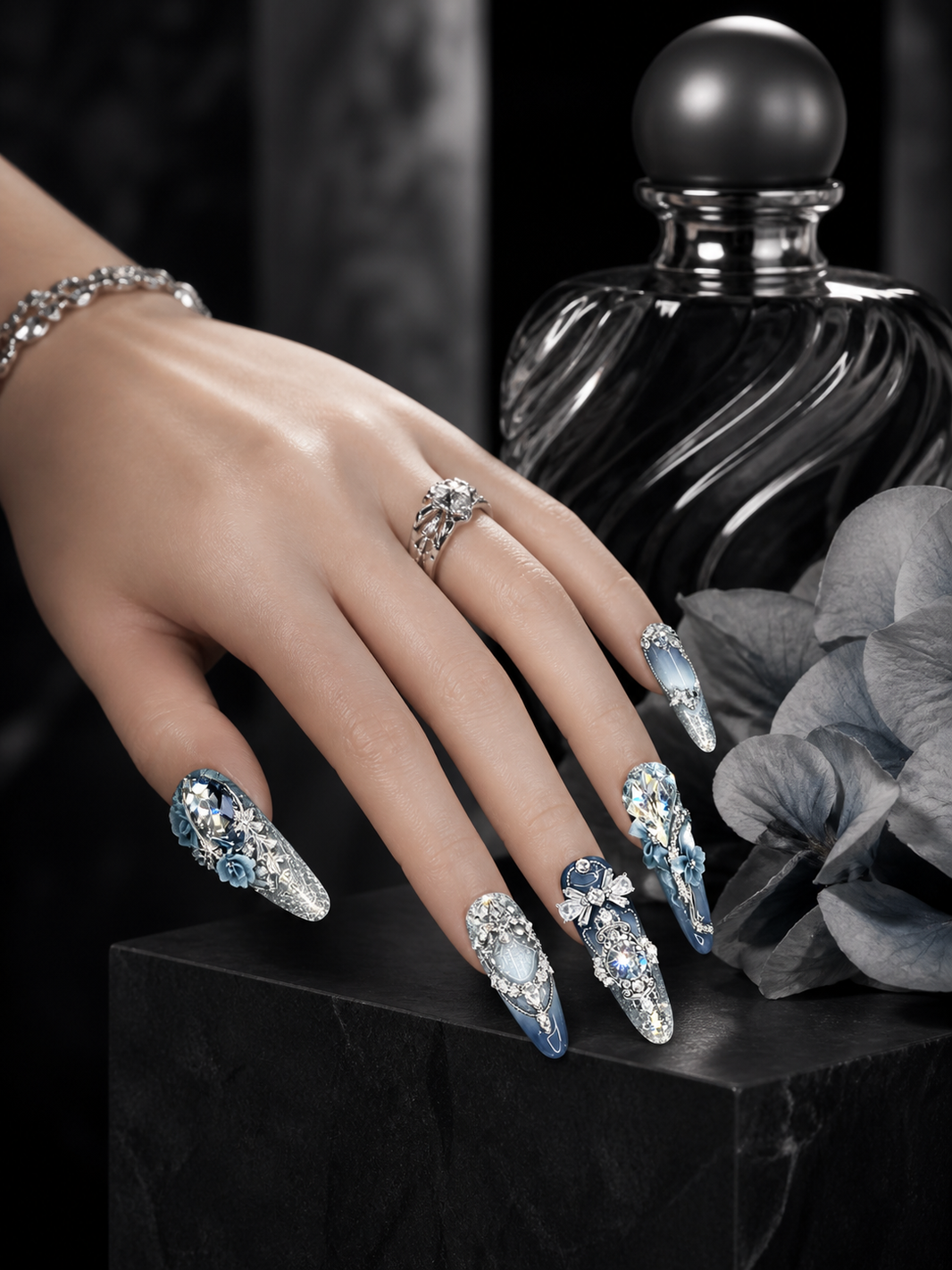 Celestial Frost Sonata | LUMlix Haute Nail