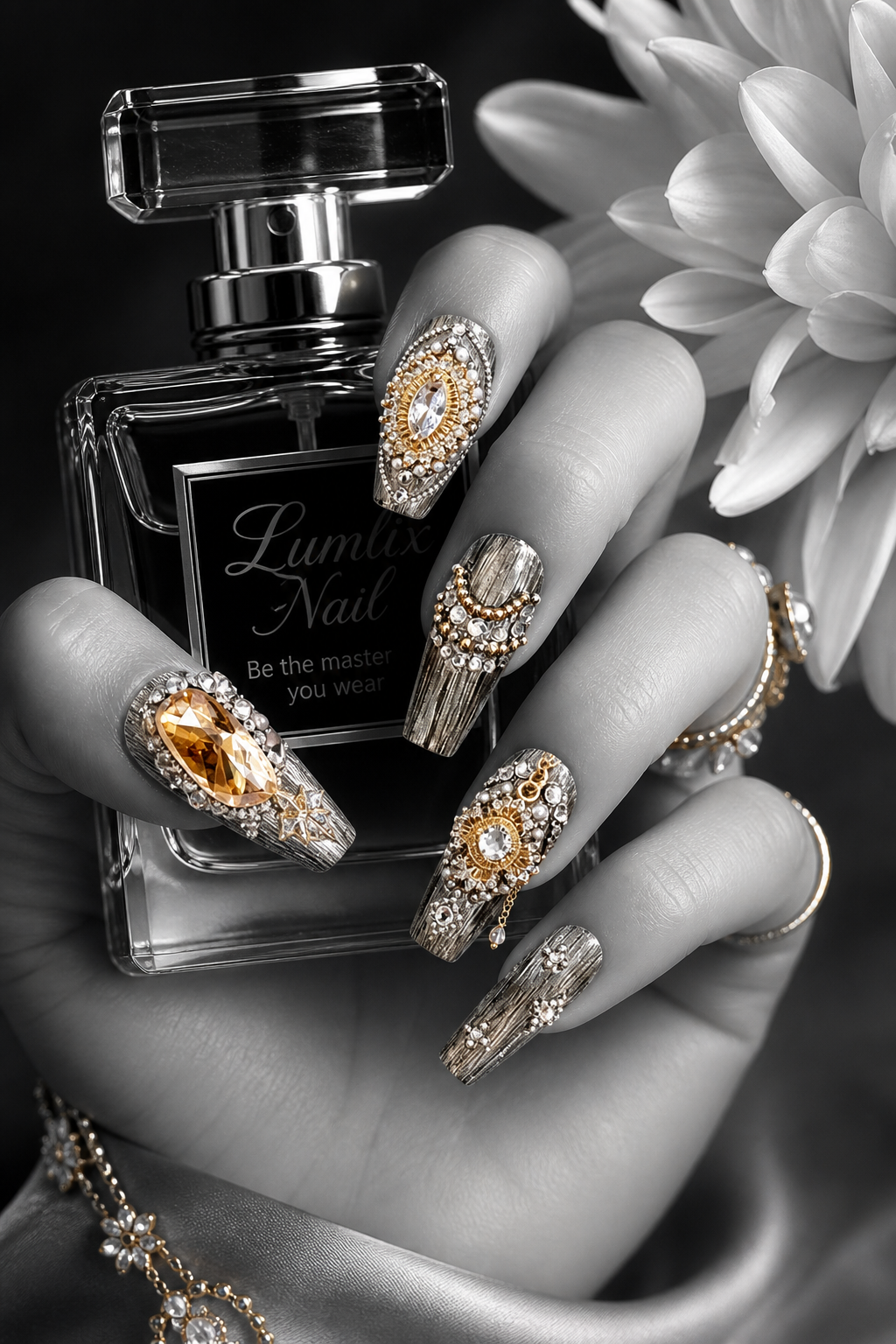 Gilded Relic Reverie | LUMlix Haute Nail