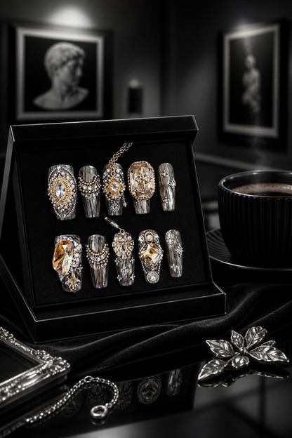 Gilded Relic Reverie | LUMlix Haute Nail
