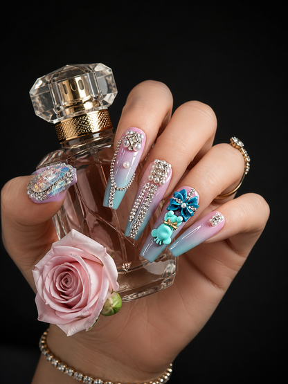 Pastel Aurora Menagerie | LUMlix Haute Nail