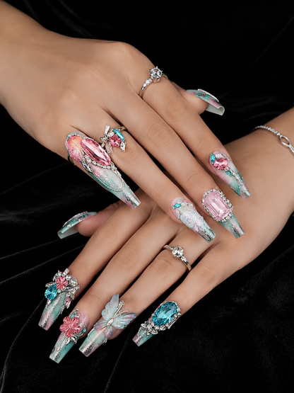 Aurora’s Enchanted Garden | LUMlix Haute Nail